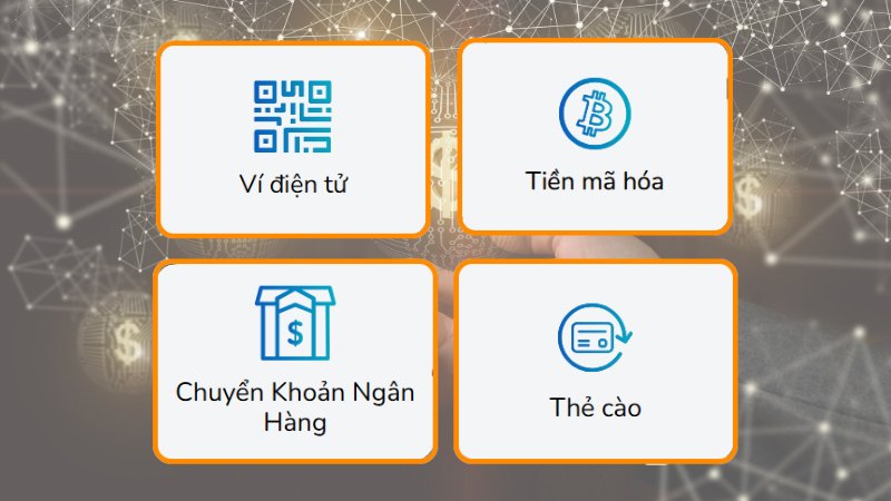 4 phương thức nạp tiền BK8 và ưu điểm